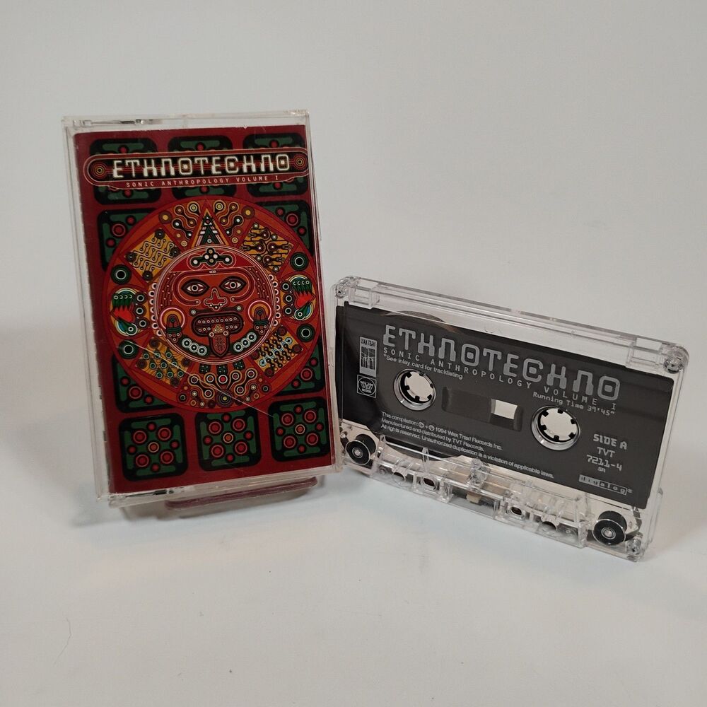 Ethnotechno Sonic Anthropology Volume I Cassette TVT 7211-2 Wax Trax - Picture 3 of 4